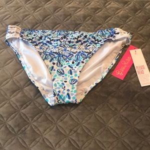 NWT Lily Pulitzer Swim Bottoms Call My Shell Phone